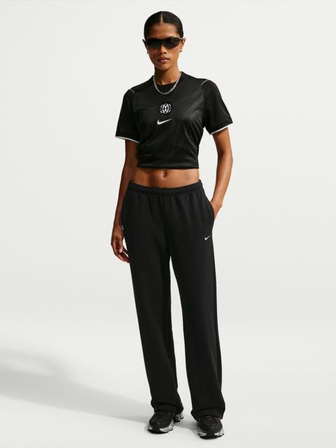 Nike Nike Studio Fleece Lightweight "French Terry" Women's Mid-Rise Open-Hem Pants