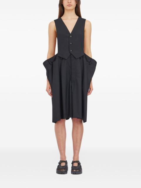 Comme Des Garçons wool playsuit