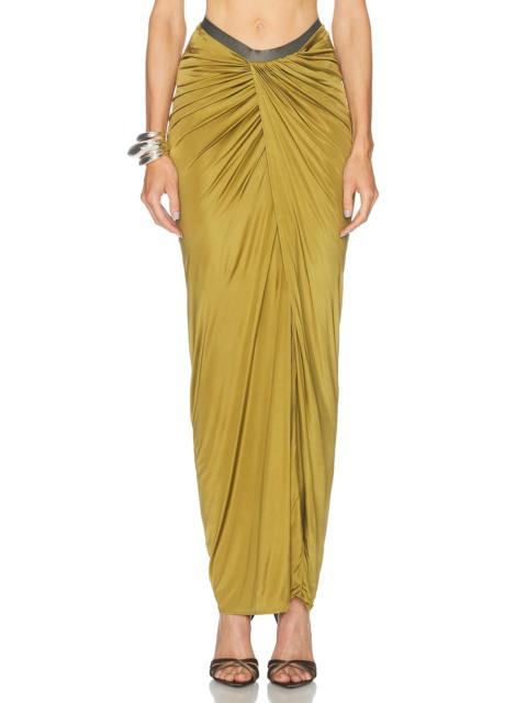 ATLEIN Draped Long Skirt