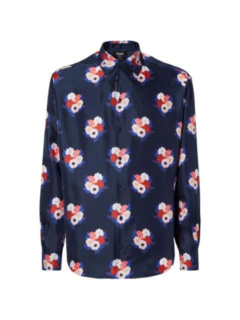 FENDI floral print shirt