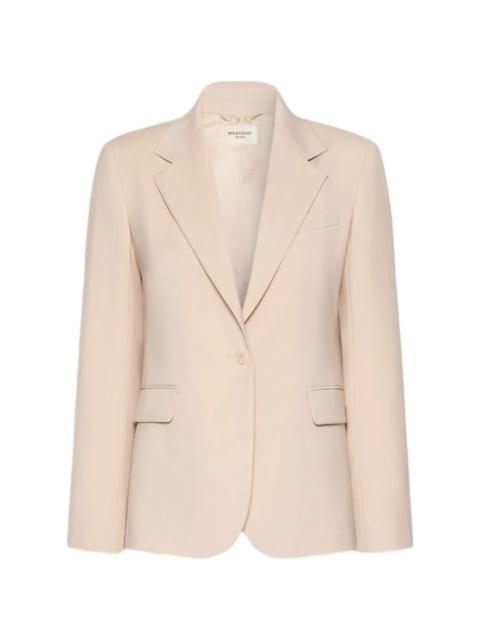 WEEKEND Max Mara WKDLAMINE single-breasted peaked-lapel jacket