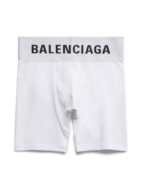 Men's Racer Briefs in White/black