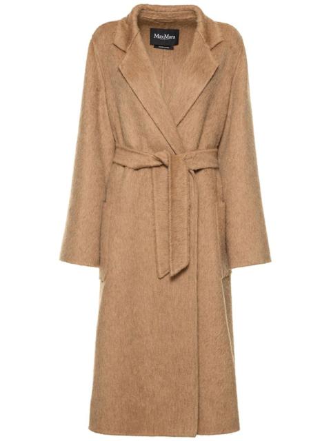 LVR Exclusive mohair & camel drap coat