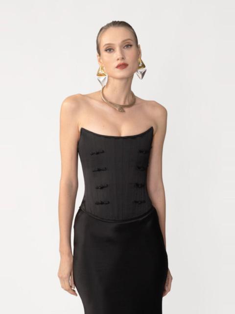 DELLA SATIN CORSET TOP