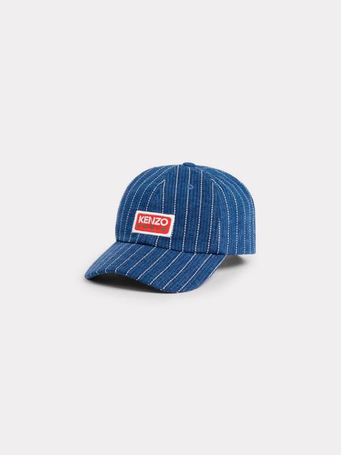 KENZO KENZO Dazzle Stripe denim baseball cap