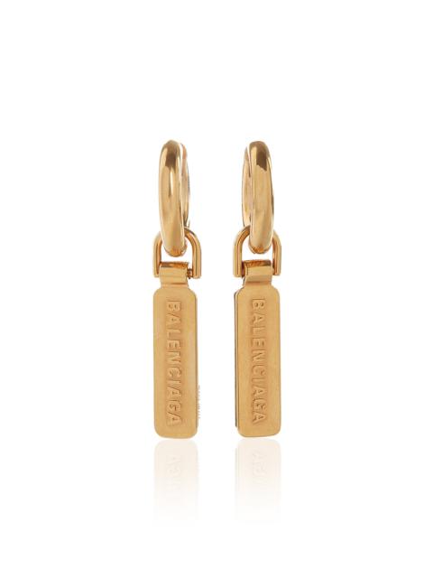 Skate Tag Gold-Plated Earrings gold