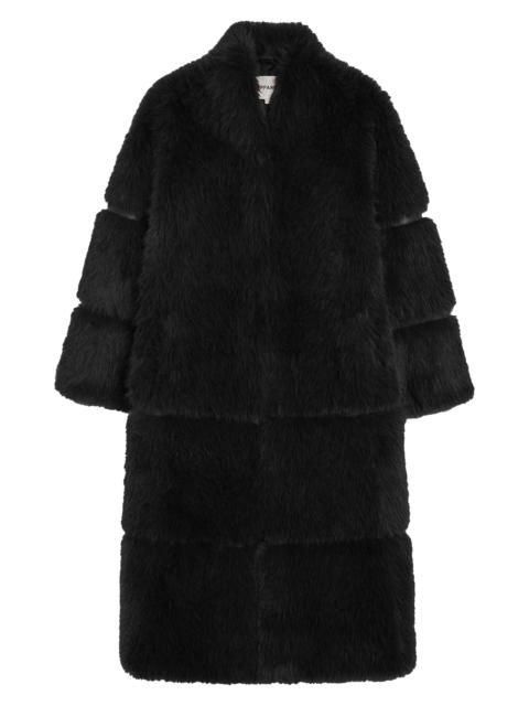 APPARIS Women's Sylke Faux-Sable Fur Coat - Noir
