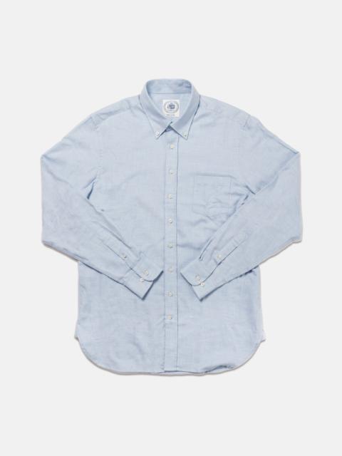 J. PRESS MADE-IN-USA LIGHT BLUE COTTON/MODAL SPORT SHIRT