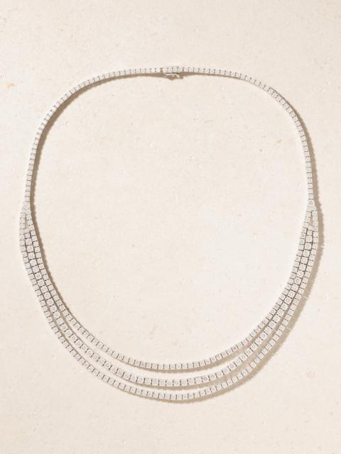 ANITA KO Hepburn 18-karat White Gold Diamond Choker