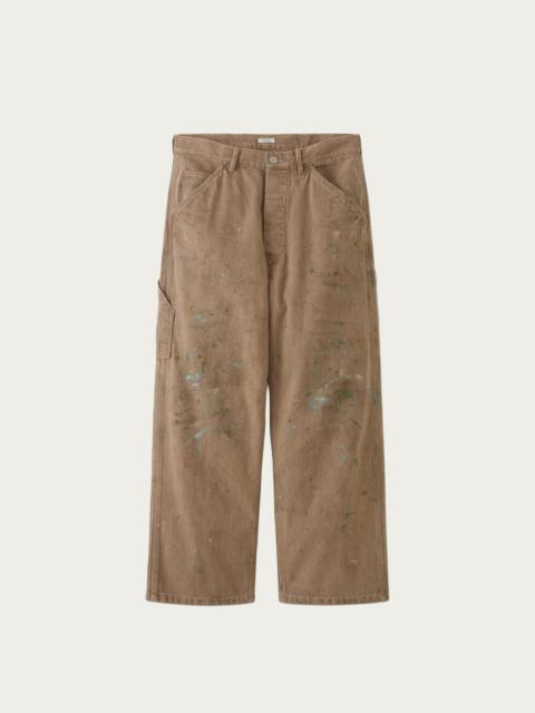 PHIGVEL MAKERS Co. Denim Painter Trousers - Brown (Painted)