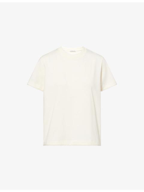 Moncler Picot-Trim Cotton-Jersey T-Shirt