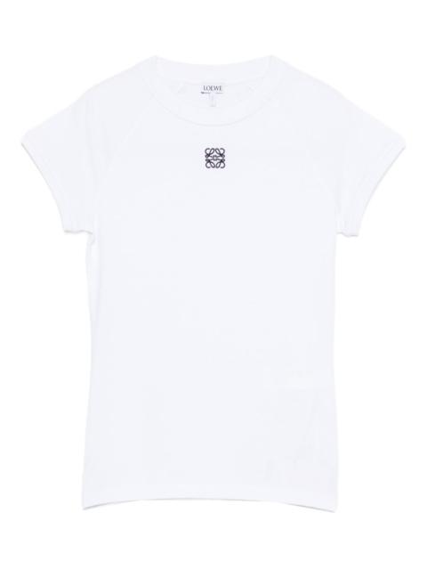logo-embroidered T-shirt