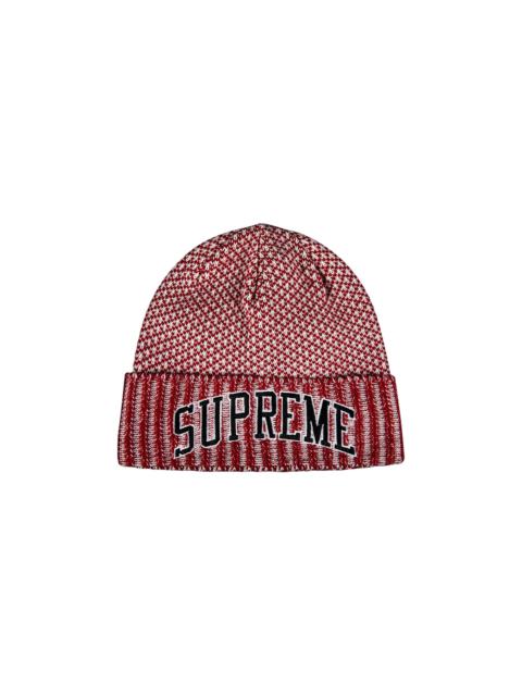 Supreme Fair Isle Beanie 'Red'