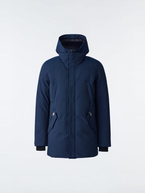 MACKAGE EDWARD 2-in-1 down coat with removable hooded bib for men