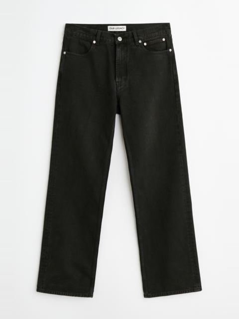 Our Legacy Carlson Cut Overdyed Highway Black