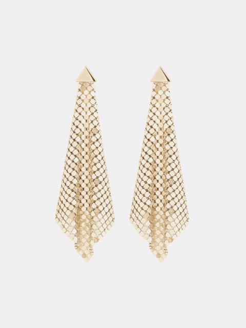 Paco Rabanne GOLD CHAINMAIL EARRINGS