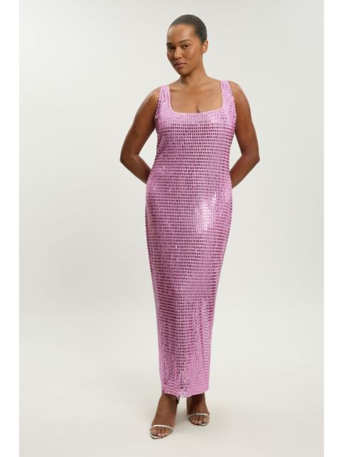 KAREN MILLEN Whitley Neill Plus Size Premium Crystal Embellished Midi Dress