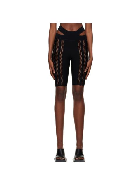Dion Lee Black Column Shorts