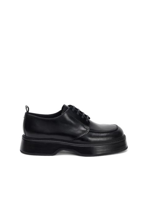 AMI Paris lace-up leather loafers