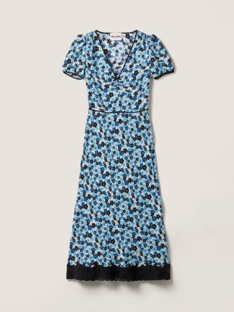 Miu Miu Crêpe de chine dress