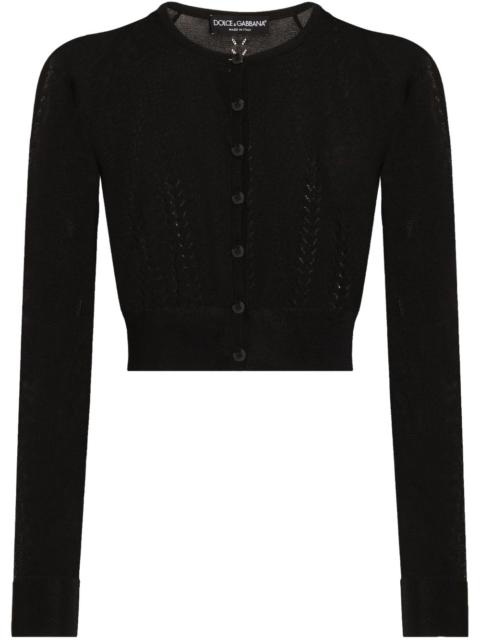 openwork-areas cardigan