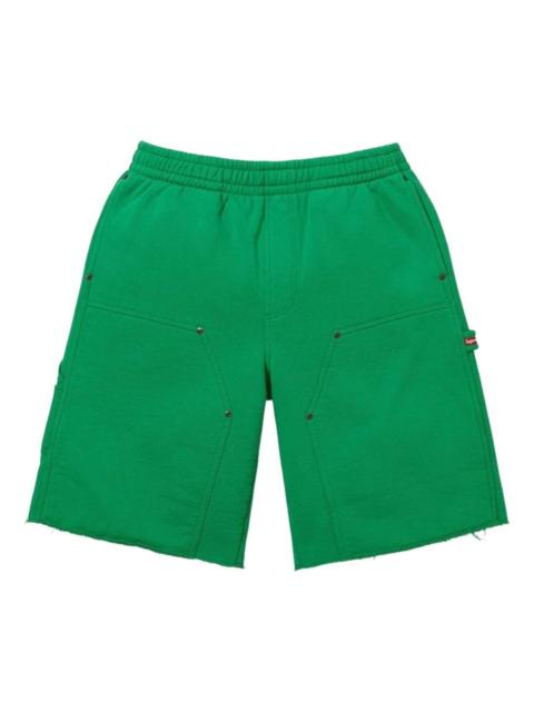 Supreme Supreme SS26 Double Knee Painter Sweatshort 'Green' SUP-SS26-204-GRN