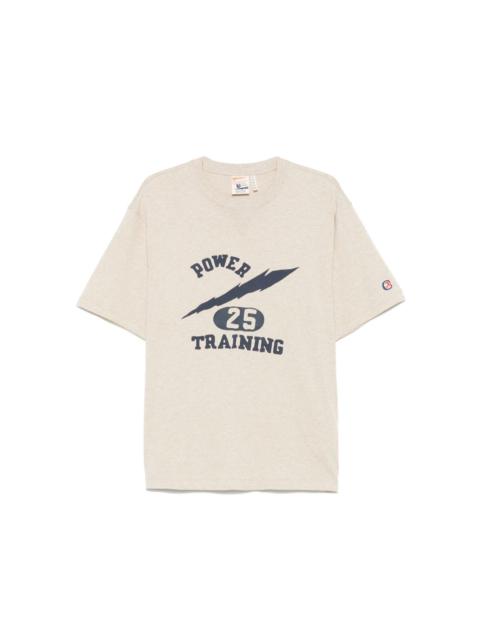 slogan-print T-shirt