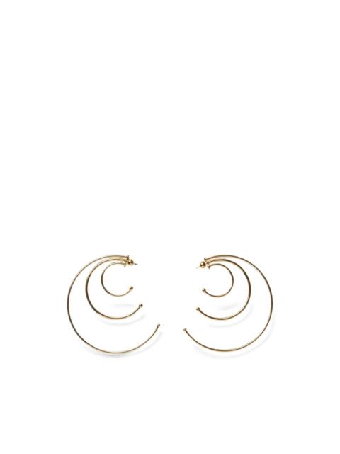 PANCONESI Solar hoop earrings