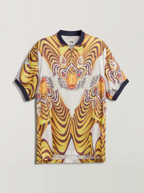 Y-3 Y-3 YELLOW SATIN GRAPHIC JERSEY