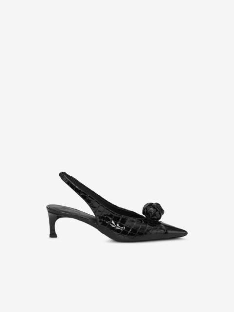 ROTATE knot slingback pumps