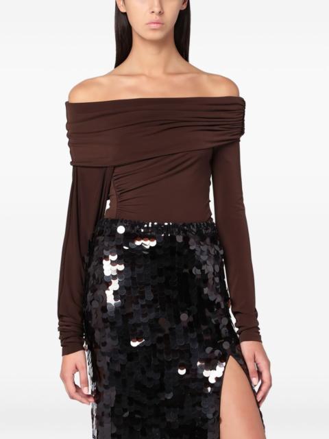 THE ANDAMANE off-shoulder gathered top