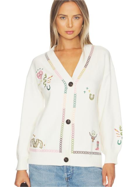 Never Fully Dressed Cream Western Martha Cardigan