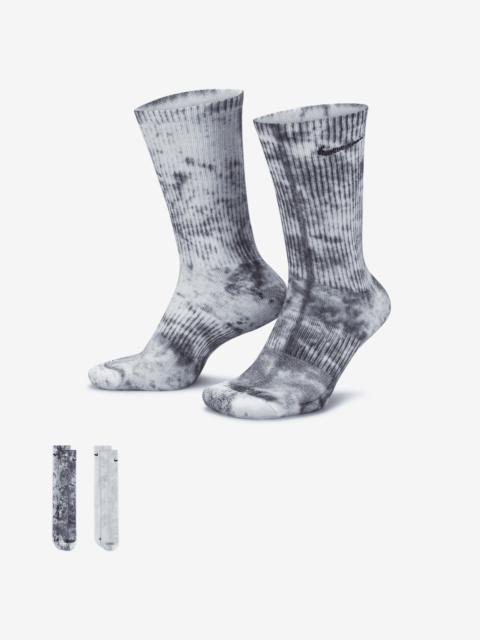 Nike Nike Everyday Plus Cushioned Tie-Dye Crew Socks (2 Pairs)