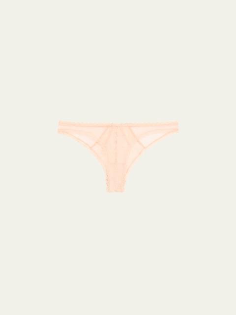 KIKI DE MONTPARNASSE Dahlia Scalloped Floral Lace Panty
