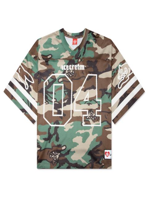 ICECREAM BLACKBERRY S/S KNIT JERSEY - CAMO