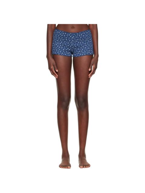 Cou Cou Blue 'The Teeny Tiny' Shorts