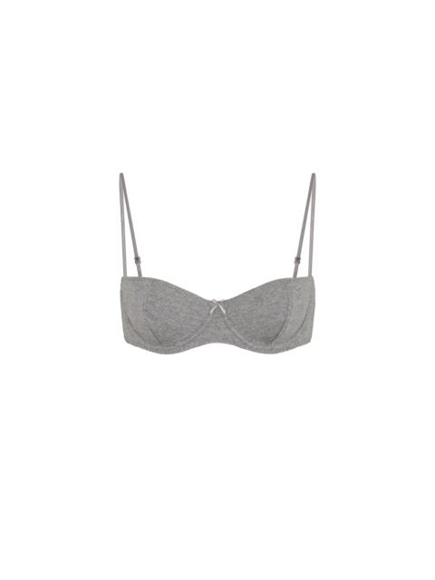 Cou Cou The Teacup: Cotton Jersey Grey