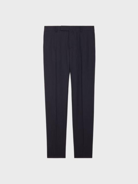 CELINE CLASSIC PANTS IN STRIPED WOOL