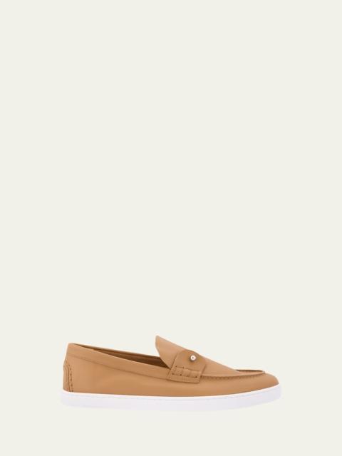 Christian Louboutin Men's Chambeliboat Leather Loafers