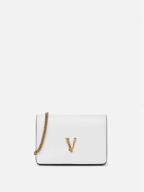 VERSACE Virtus Mini Chain Wallet