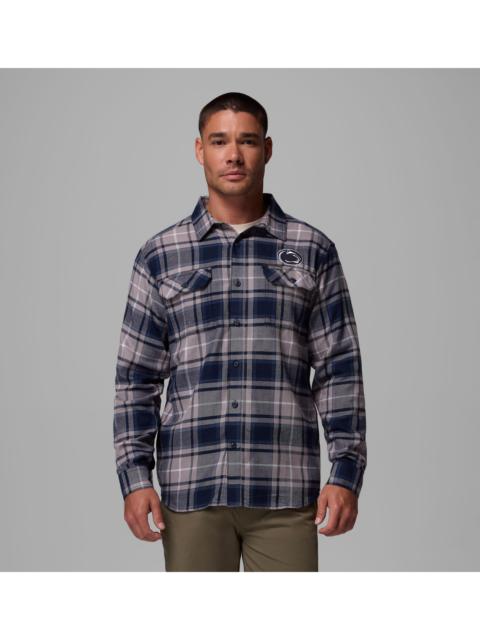 Columbia Men's Collegiate Flare Gun Flannel Long Sleeve Shirt - Penn State