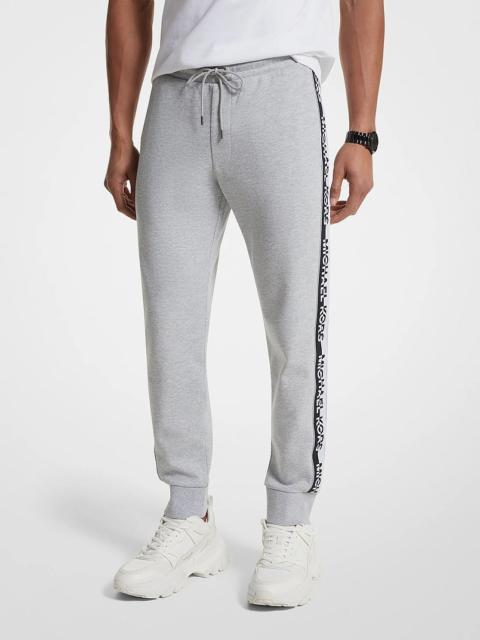 MICHAEL KORS Logo Tape Cotton Blend Joggers
