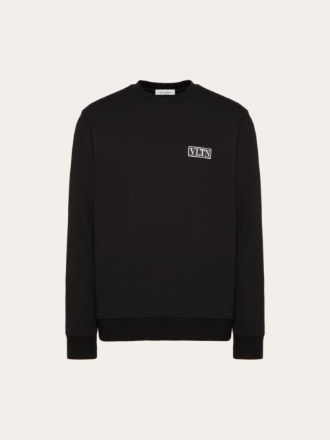Valentino VLTN TAG CREW-NECK SWEATSHIRT