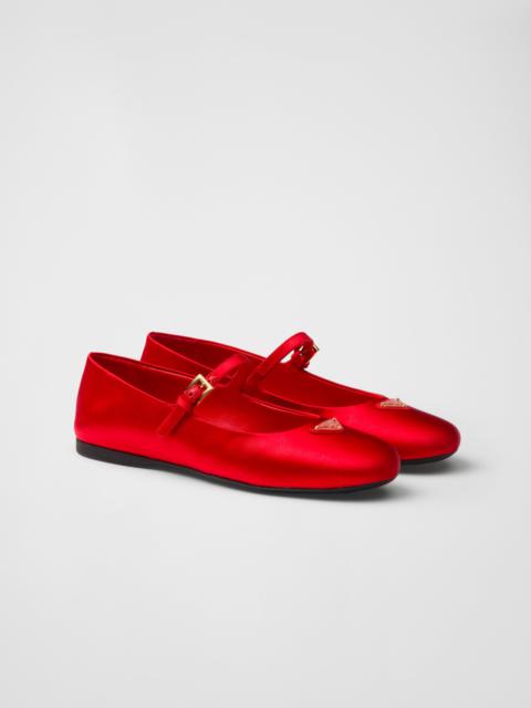 Satin ballerinas