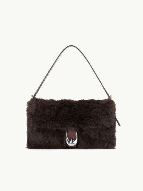 STAUD STAUD HARLOW FAUX FUR BAG ESPRESSO