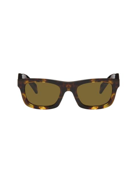 Prada Brown Rectangle Sunglasses