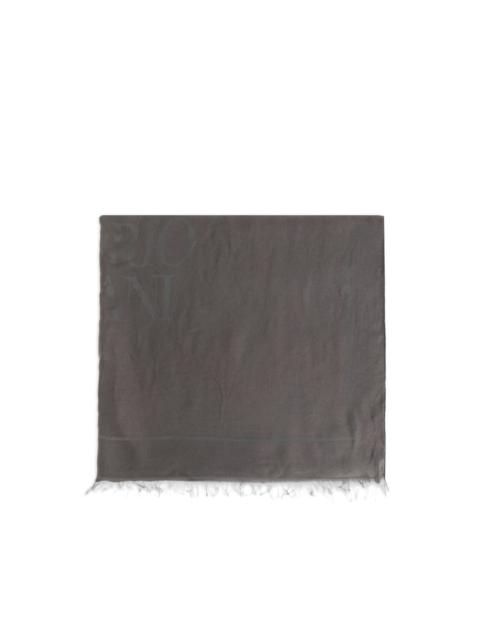 EMPORIO ARMANI frayed scarf