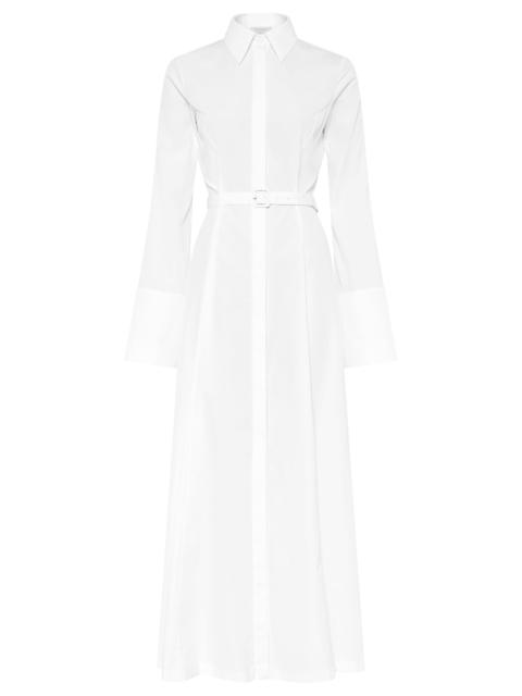 GABRIELA HEARST Carmina Maxi Shirtdress in White Sea Island Cotton