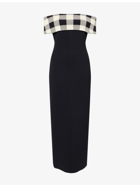 POSSE Pippa Off-Shoulder Knit Midi Dress