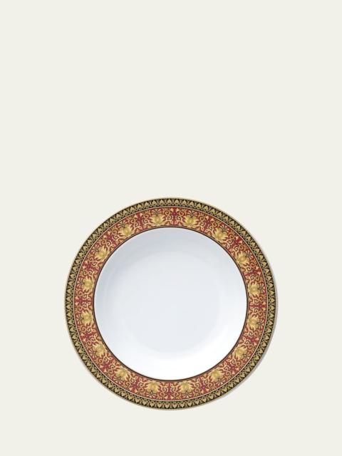VERSACE Medusa Red Rim Soup Bowl
